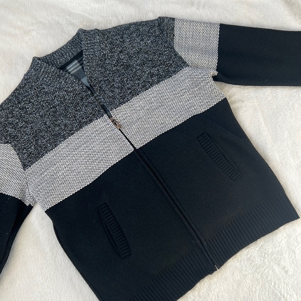 Men’s zip up sweater w fleece lining